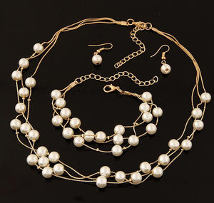 Open image in slideshow, Precious Pearls | Full Jewelry Set
