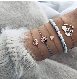 Open image in slideshow, The Love of Boho | Bracelet Set
